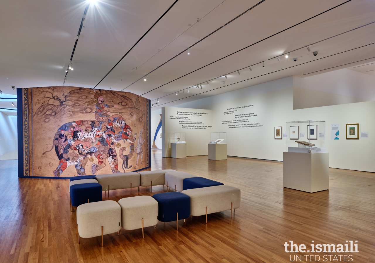 Display of artifacts at the Rumi exhibition. Photo: Aga Khan Museum.