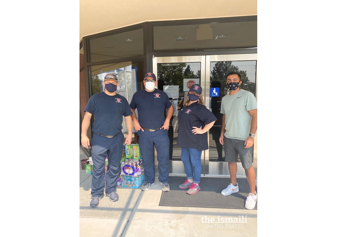 Alim graduated from college last year. He is a tech startup entrepreneur, full-time software developer working from home. He co-founded seasonshare.com and is now working on a fantasy sports app called Prize Picks. Here, Alim delivers food to Windsor police department.