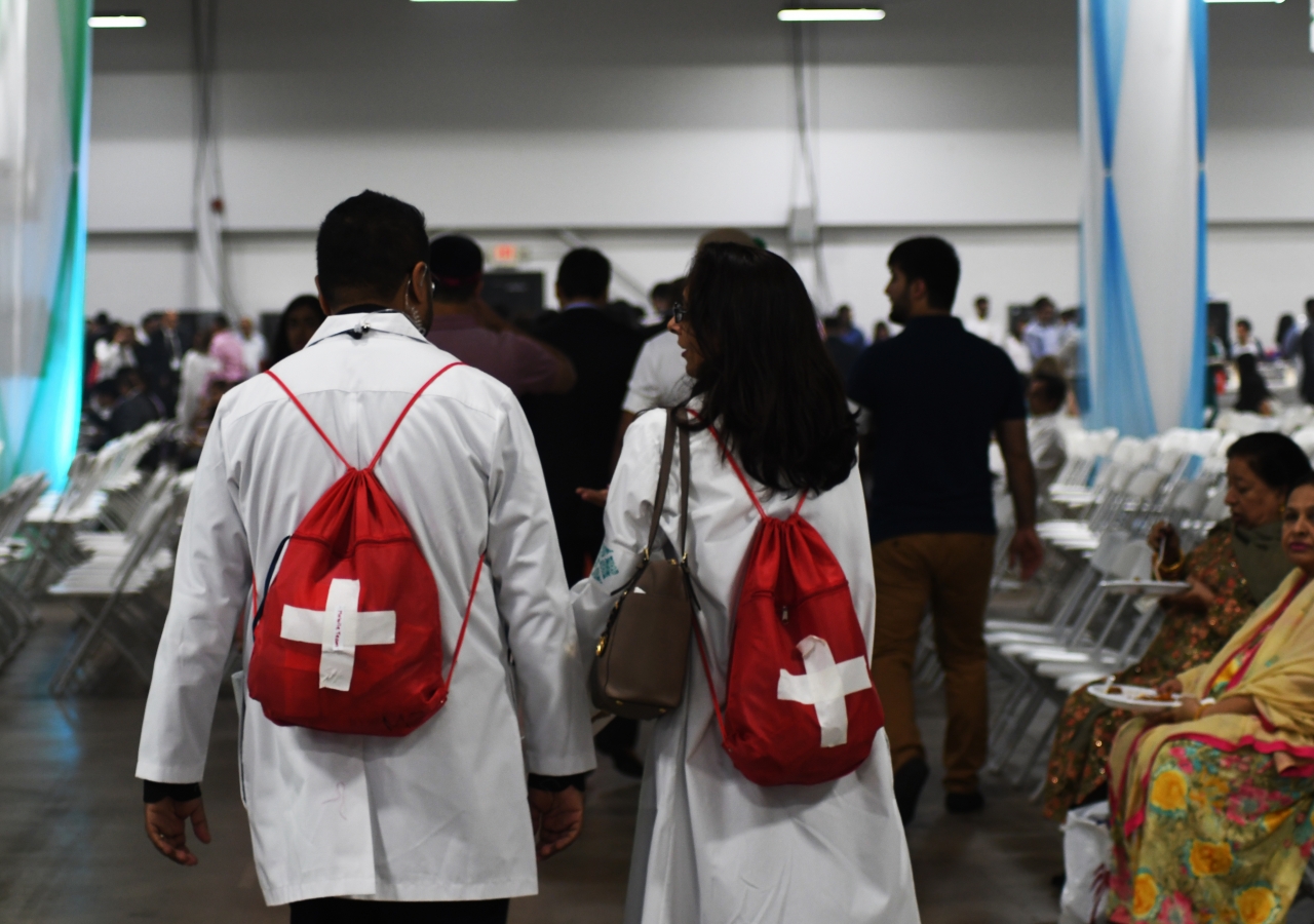 Ismaili doctors and nurses were on hand during the entire Jubilee event.