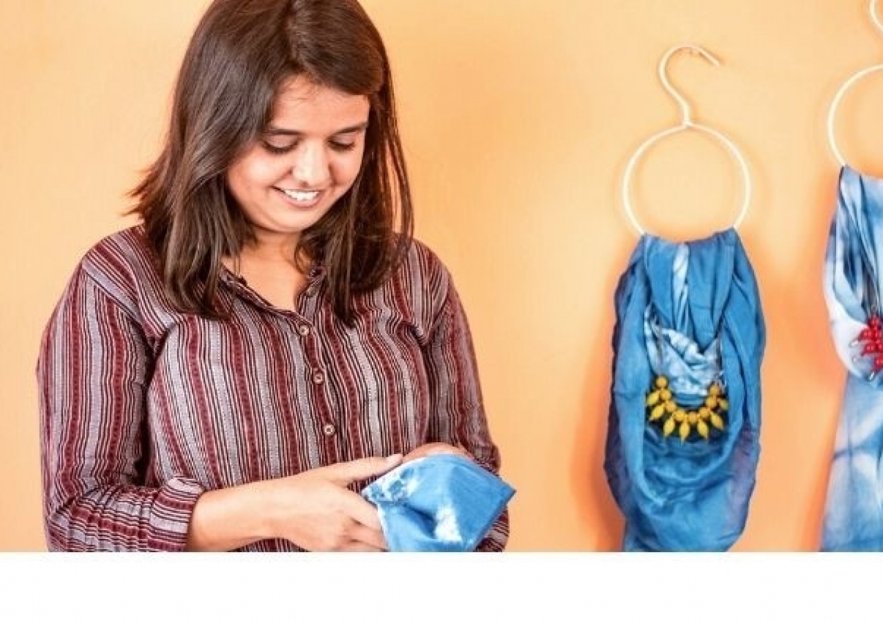 Anisha Khiyani won the TSP to pursue her Masters at the National Institute of Design (NID). When she graduated she launched her own apparel and lifestyle brand, Organic Symmetry