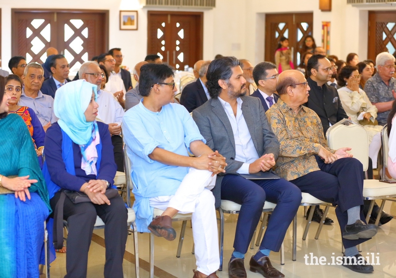 Guests gathered at the Ismaili Jamatkhana and Centre in Dhaka for an event that explored the notion of a cosmopolitan ethic. 