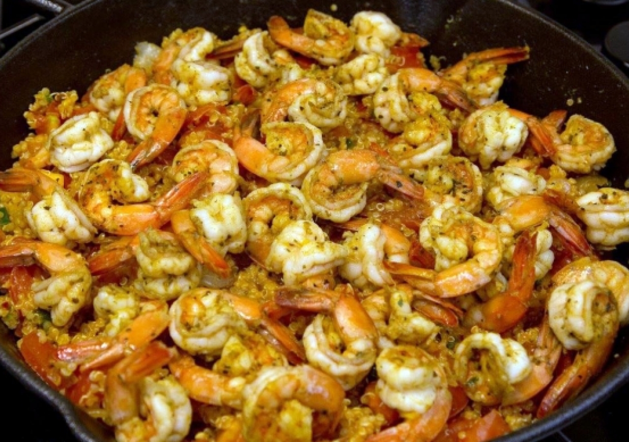 Cajun Shrimp with Quinoa