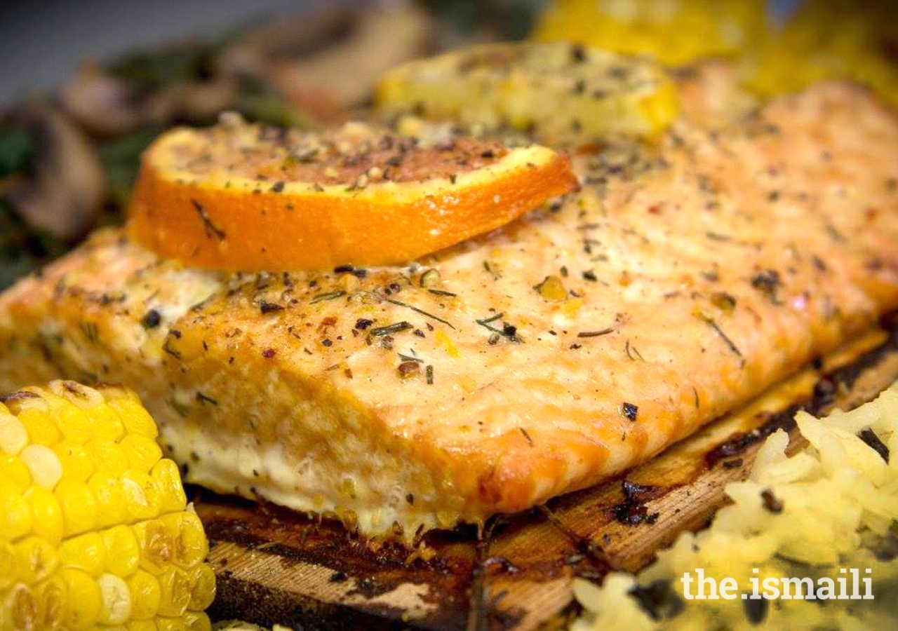 Grilled Cedar Salmon