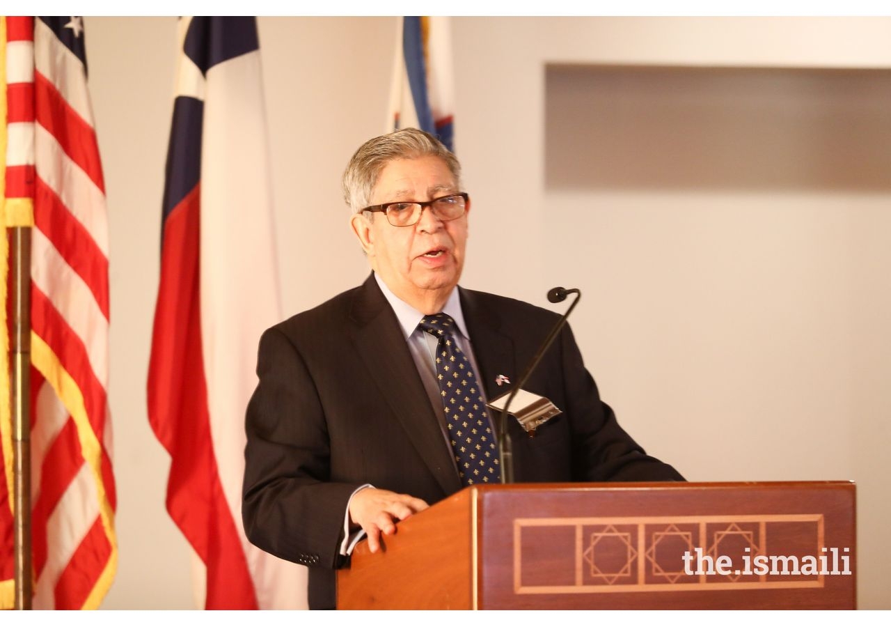 Ambassador Juan B. Sosa, Dean of the Consular Corps of Houston, provides remarks and shares his vision for future collaborations.