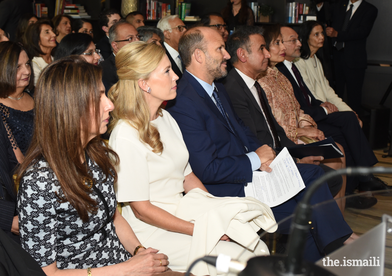 Prince Hussain and Princess Fareen enjoy a moving musical interlude alongside government and Jamati representatives.