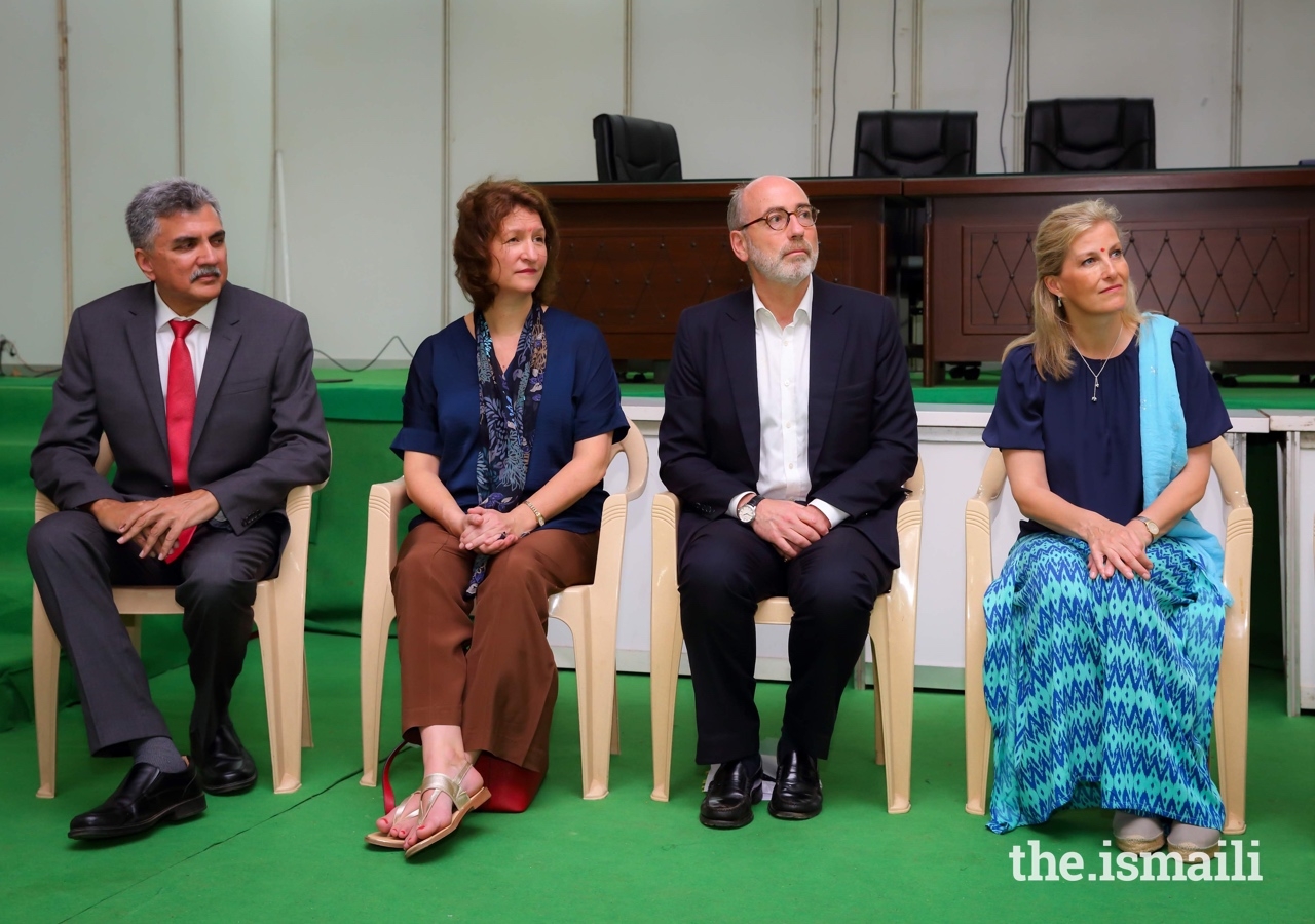 Her Royal Highness the Countess of Wessex (right) expressed appreciation for the courageous and important work done by AKDN institutions in India.