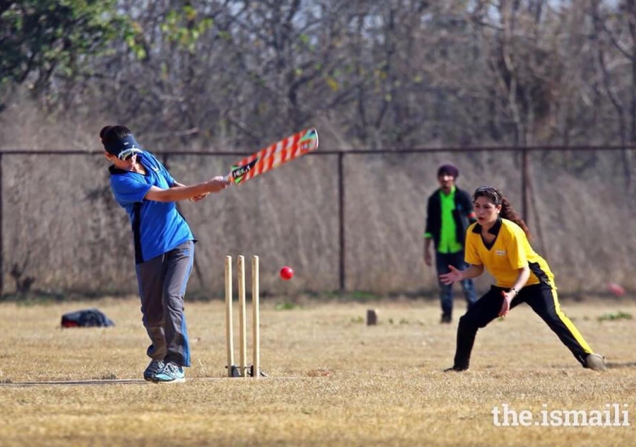 A Cricket match at the DJSF National Games