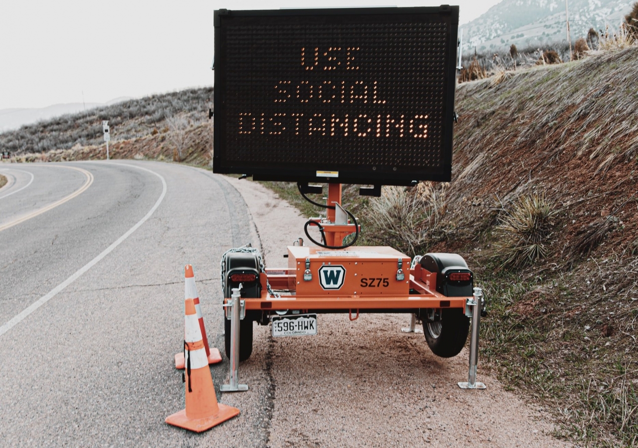 Reminders on the road. Photo: Logan Weaver.