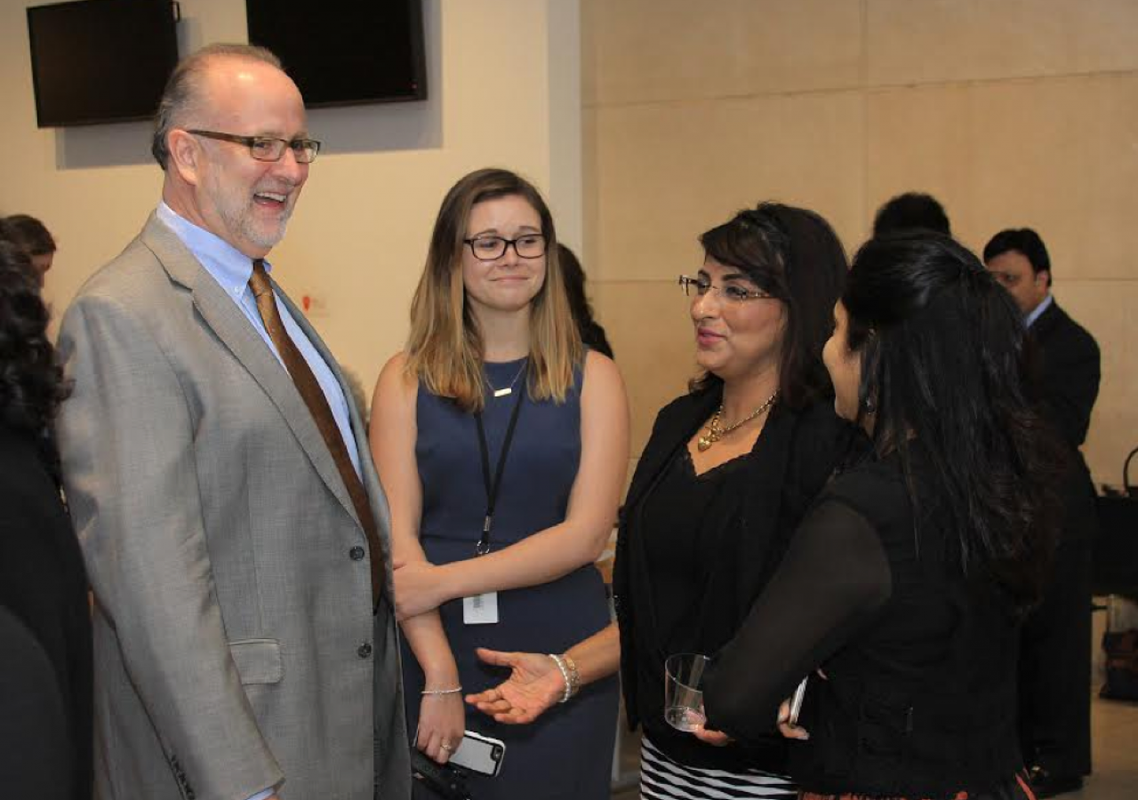 Nate Eudaly, Katie Cooke, and Samina Hooda sharing some thoughts on their successful collaboration for this program.  