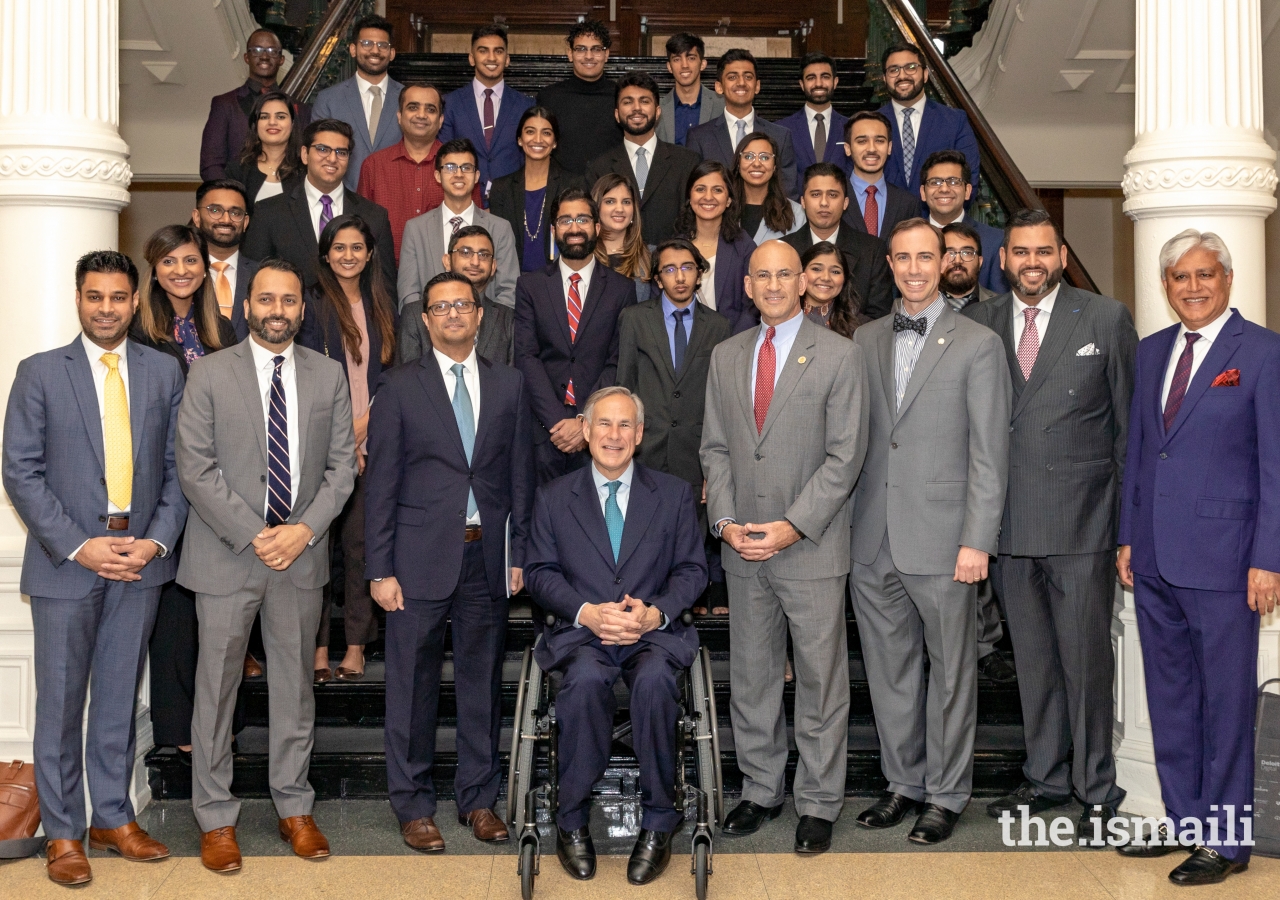 Council leadership members and participants were welcomed by Governor Greg Abott of Texas.