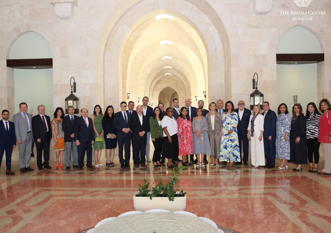 A farewell lunch for retiring diplomats hosted at the Ismaili Centre, Dubai