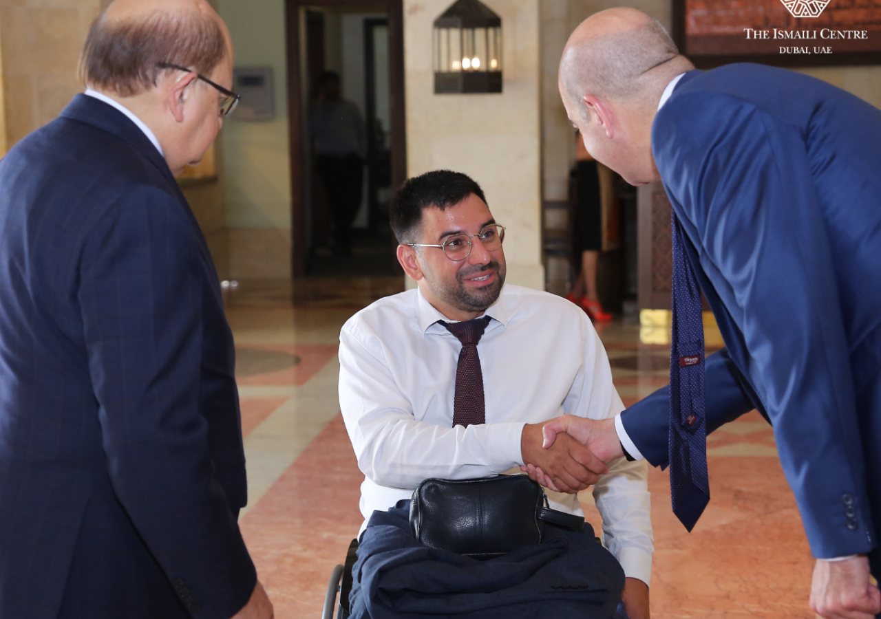 A farewell lunch for retiring diplomats hosted at the Ismaili Centre, Dubai