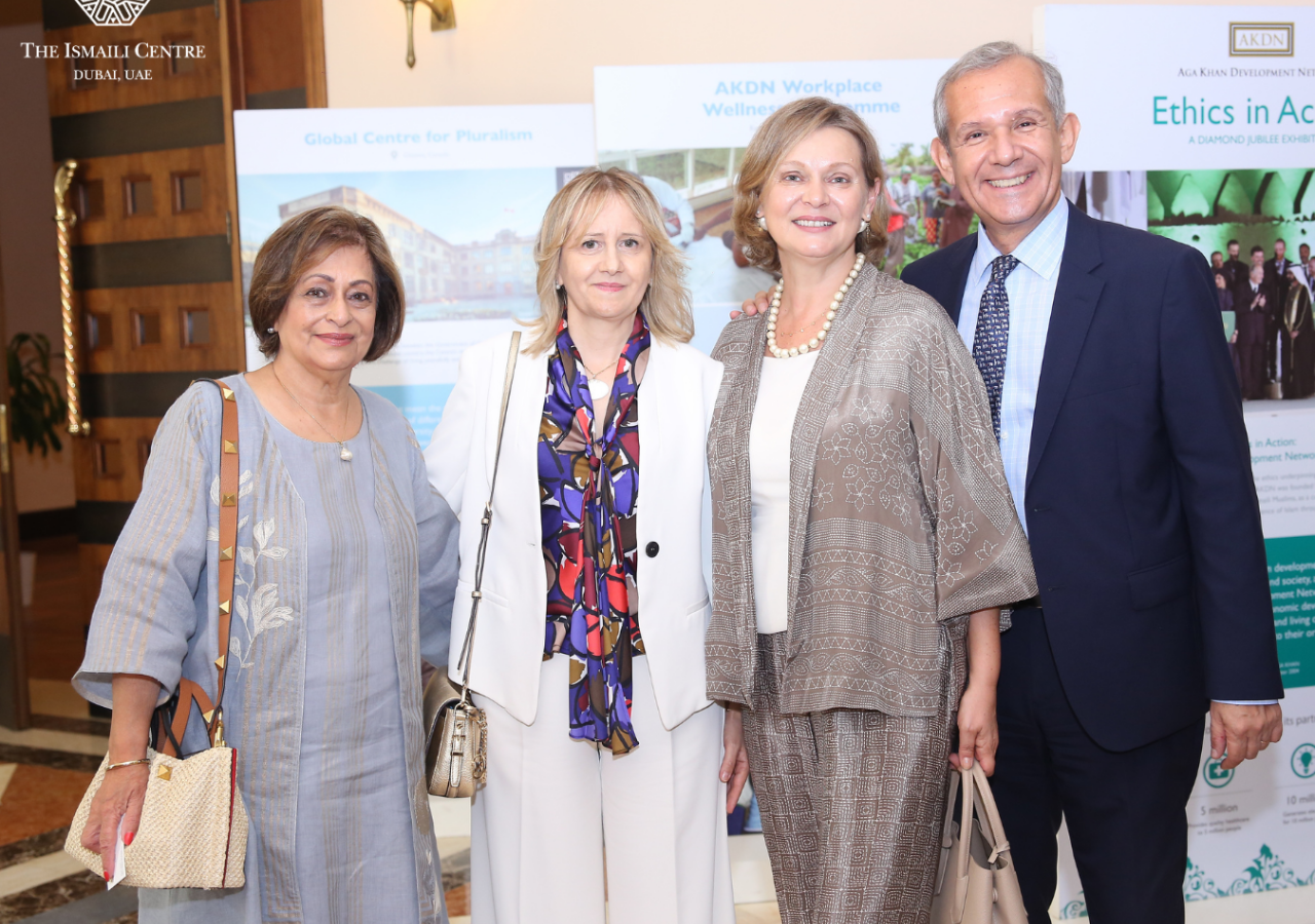 A farewell lunch for retiring diplomats hosted at the Ismaili Centre, Dubai