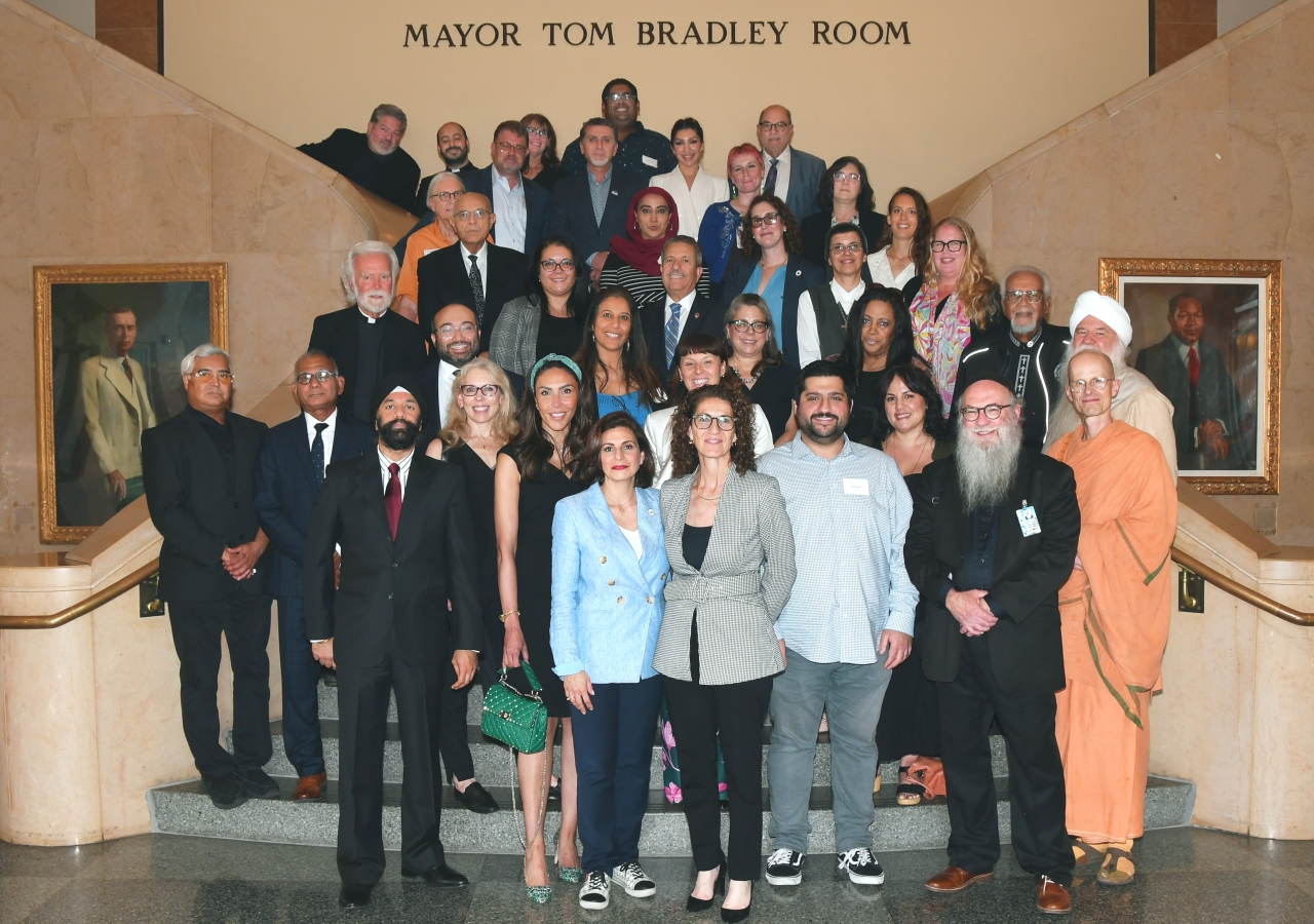 Attendees at the Day of Religious Pluralism.