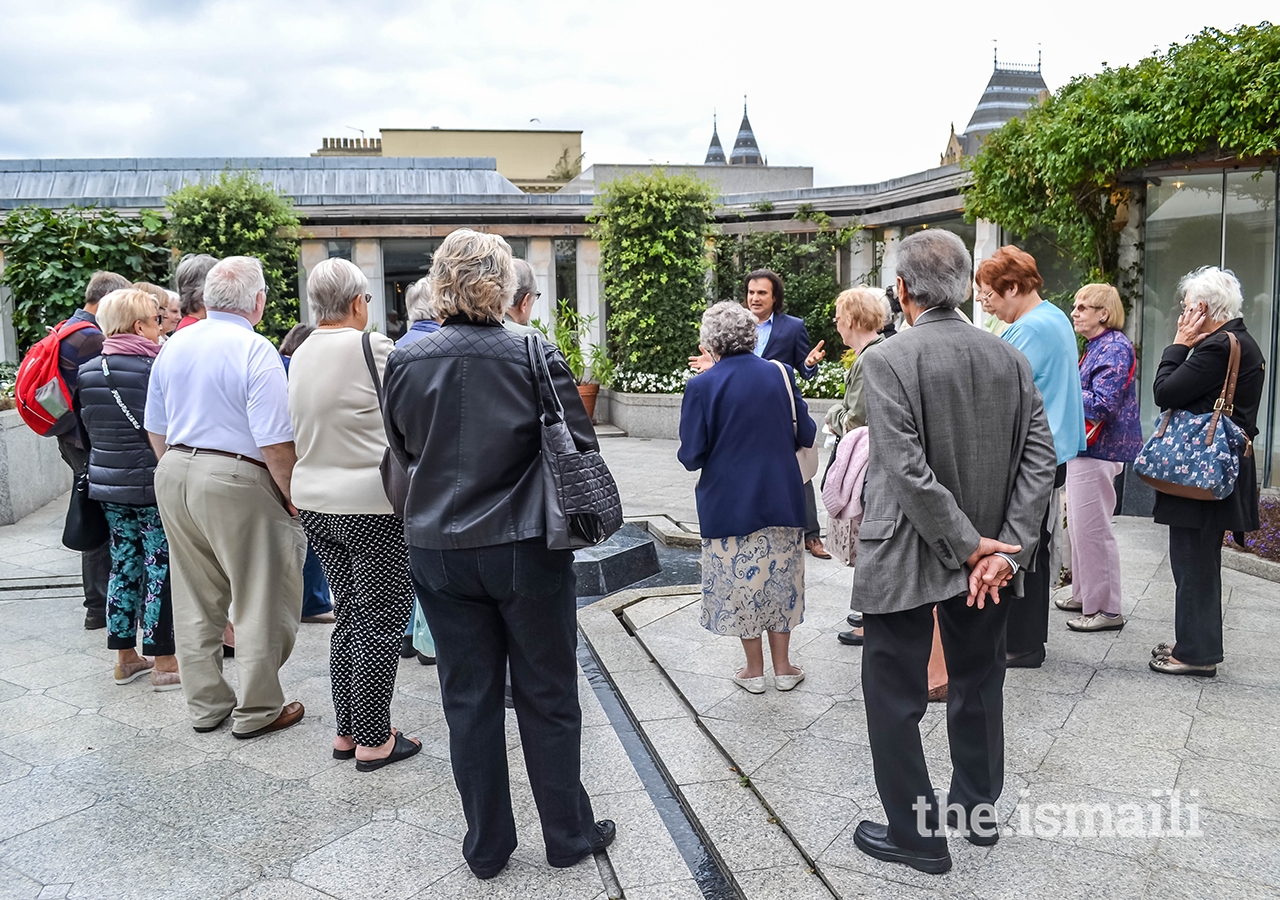 The Ismaili Centre London participated in the annual Open Garden Squares weekend, inviting the public to discover and enjoy the Centre's beautiful garden.