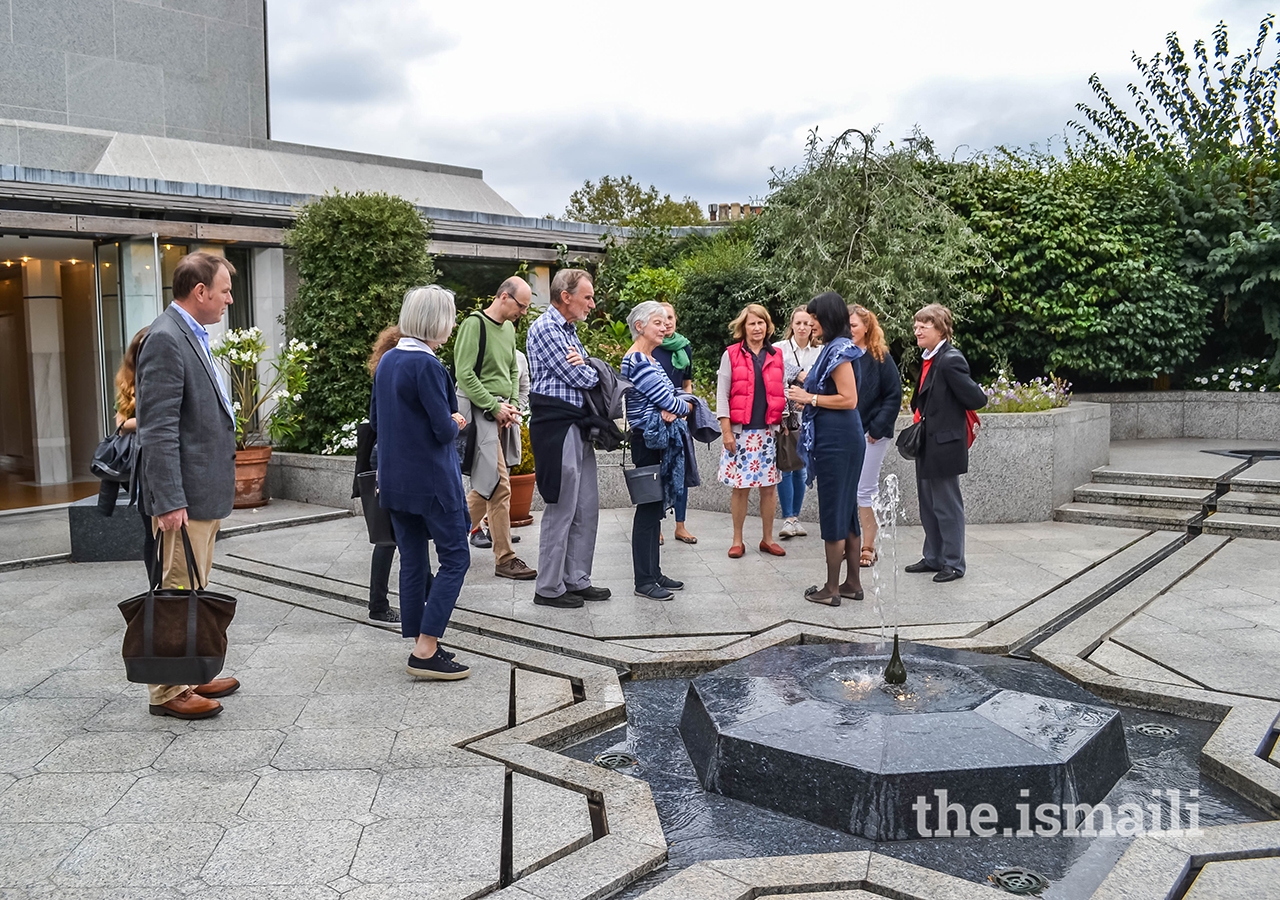 The Ismaili Centre London participated in the annual Open Garden Squares weekend, inviting the public to discover and enjoy the Centre's beautiful garden.