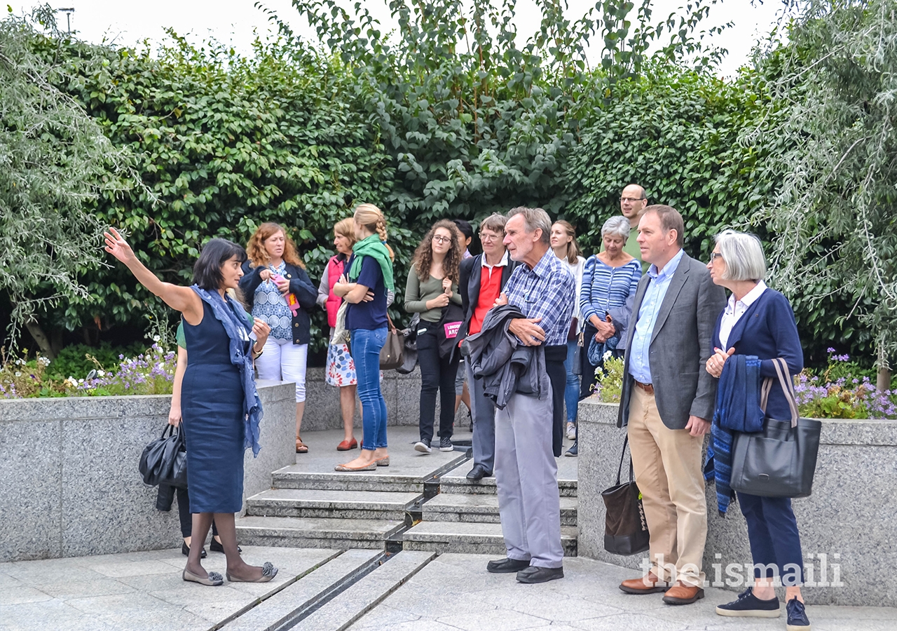 The Ismaili Centre London participated in the annual Open Garden Squares weekend, inviting the public to discover and enjoy the Centre's beautiful garden.