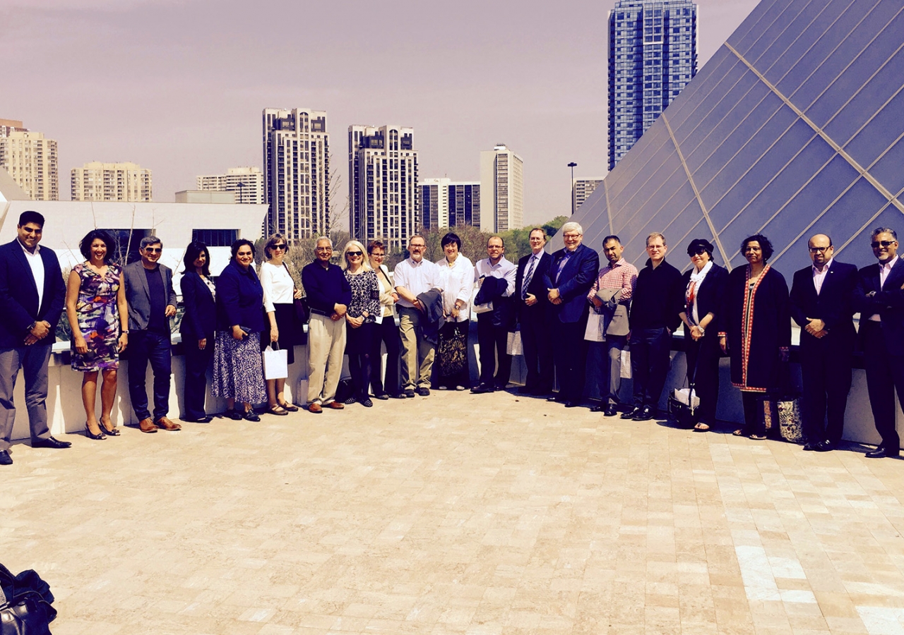 Leaders from Edmonton during a visit to the Ismaili Centre, Toronto in May 2015. Ismaili Council for Canada