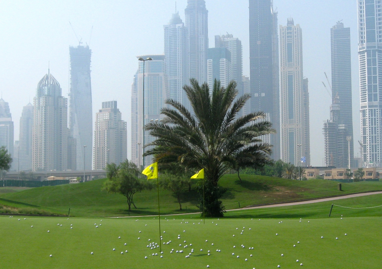 Emirates Golf Club will host the Jubilee Games golf tournament. Wikimedia Commons