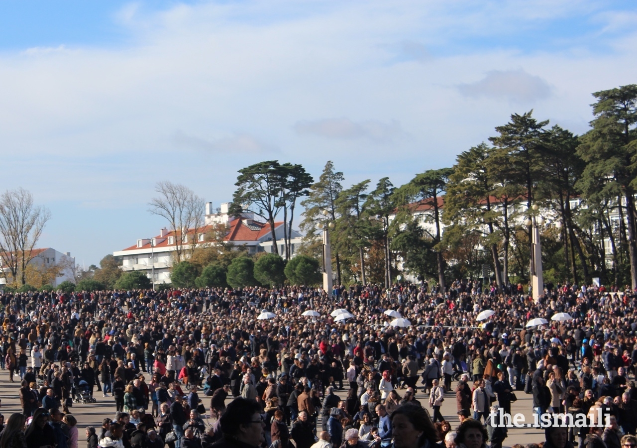 The Sanctuary of Fátima attracts approximately four million Roman Catholic pilgrims from all around the world every year.