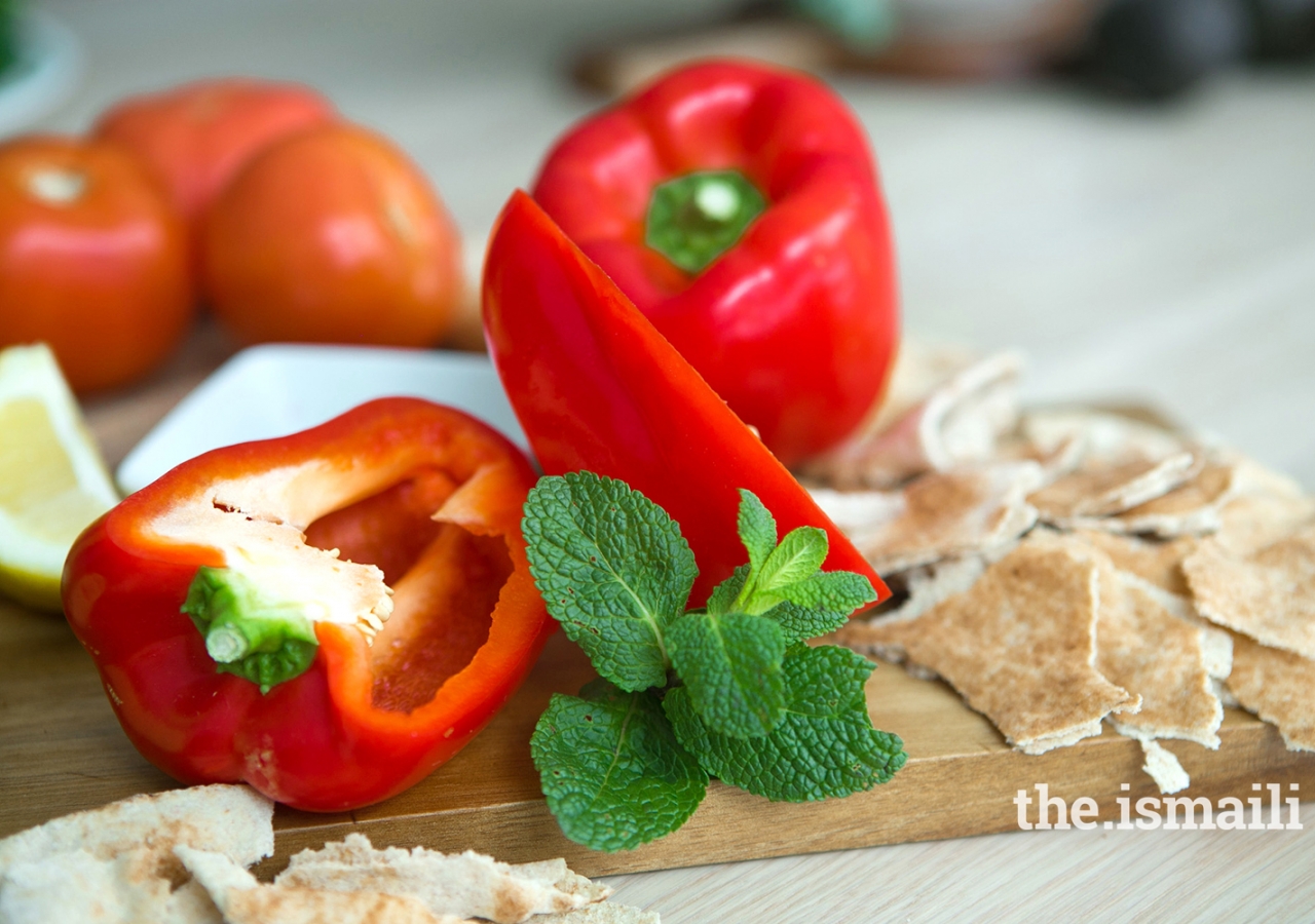 Syrian Fattoush Salad Vegetables