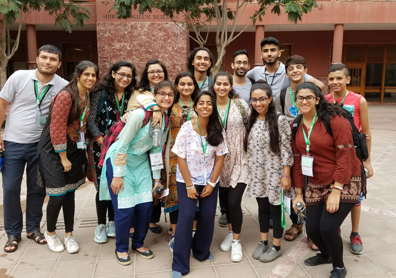 Global Encounters Participants at the Aga Khan University in Karachi