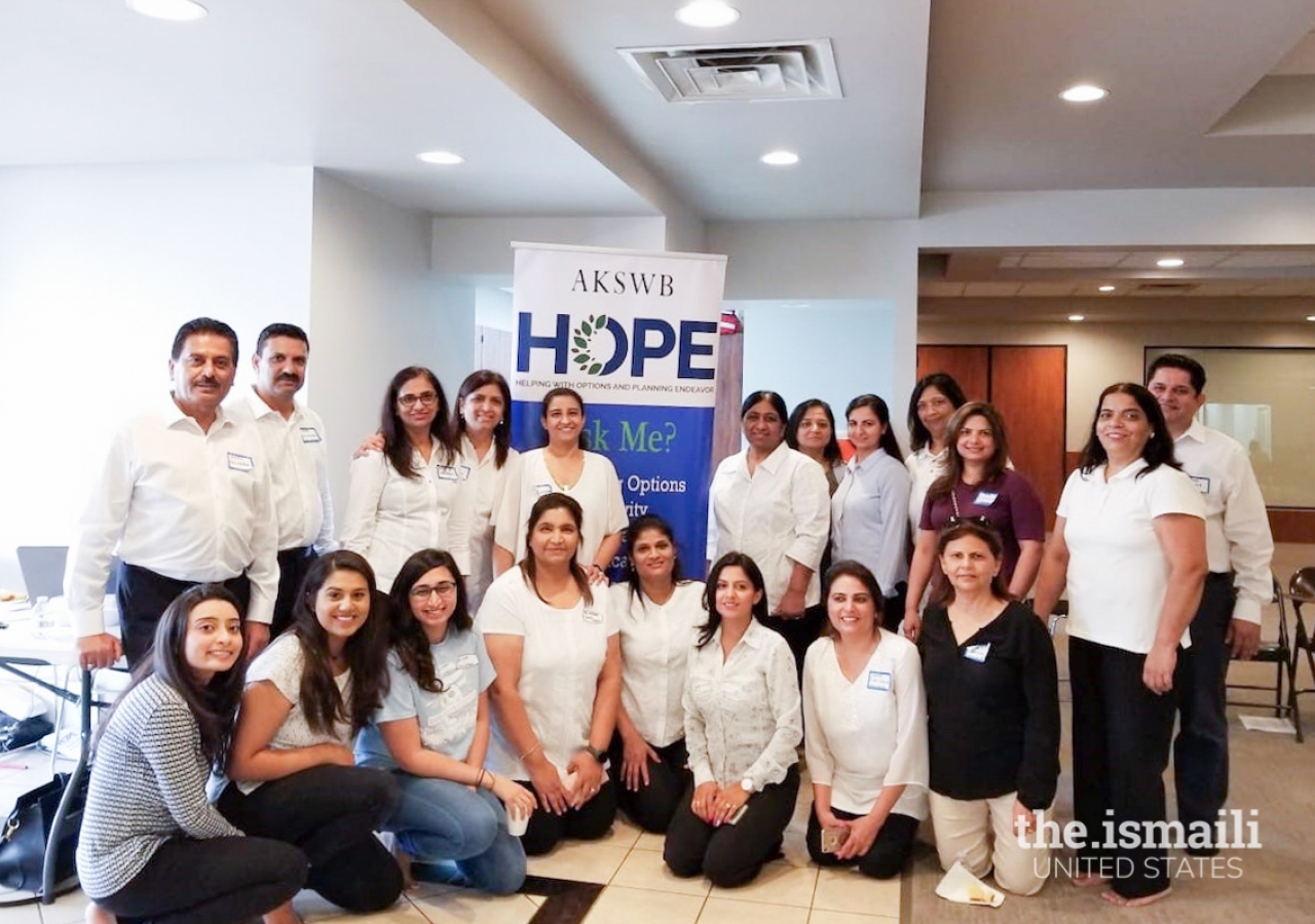 Southwest Region - Clearlake Jamatkhana HOPE team facilitated a HOPE clinic to provide Jamati members information on entitlements, home health, and county/city resources.