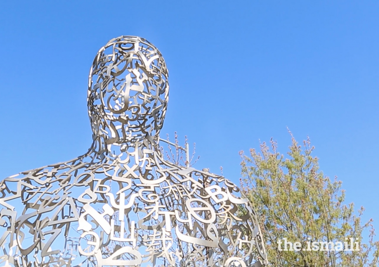 The sculptures were created by Spanish artist Jaume Plensa.