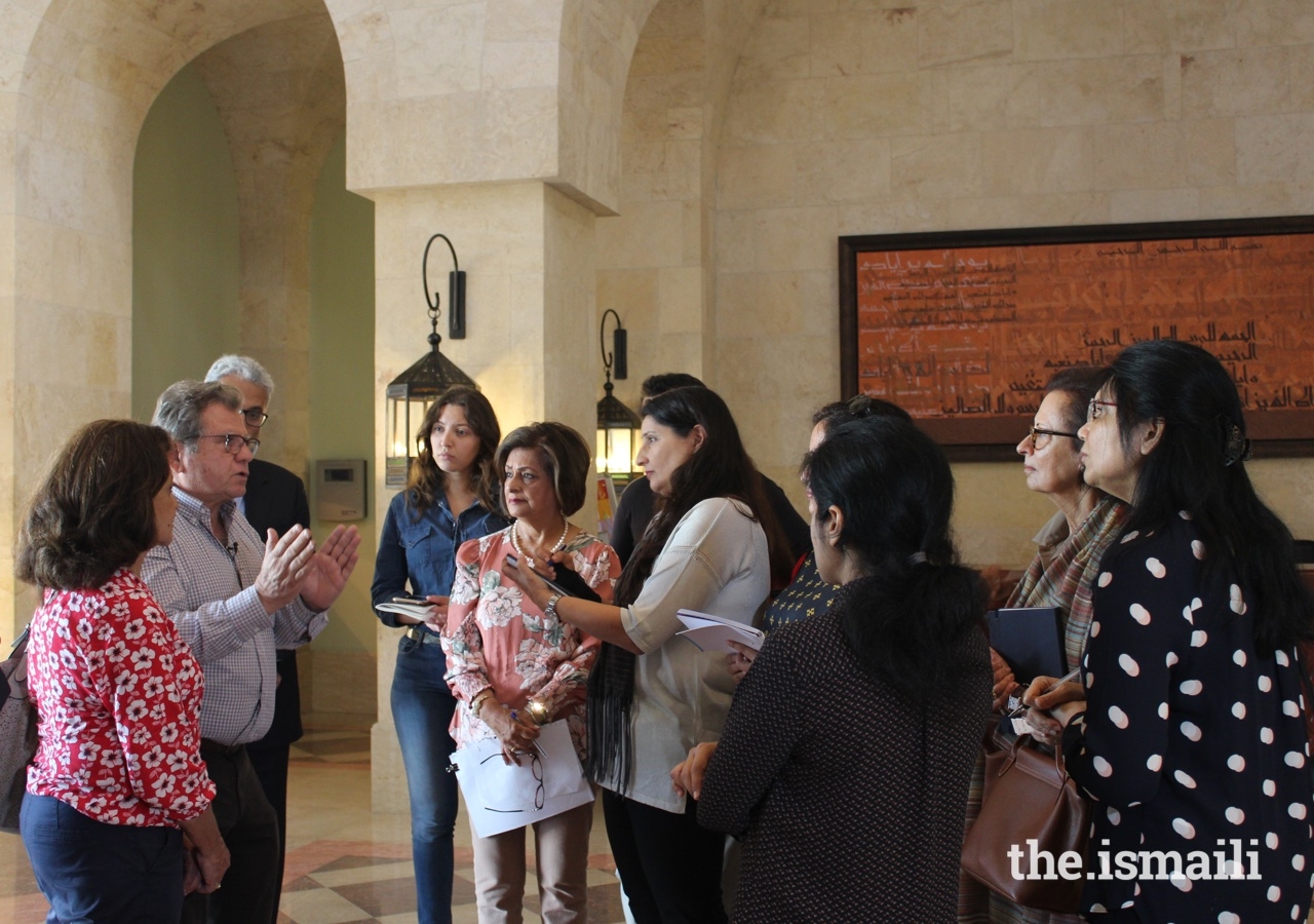 Members of the Jamat had the fortunate opportunity to participate in a rare tour of the Ismaili Centre Dubai, guided by the architects themselves.