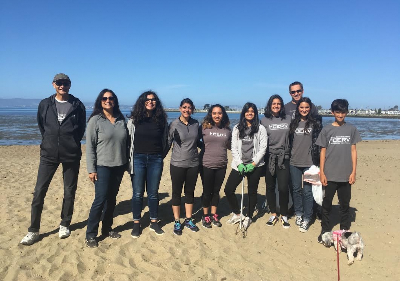 I-CERV 18: Alameda, CA,  Earth Day Coastal clean-up.