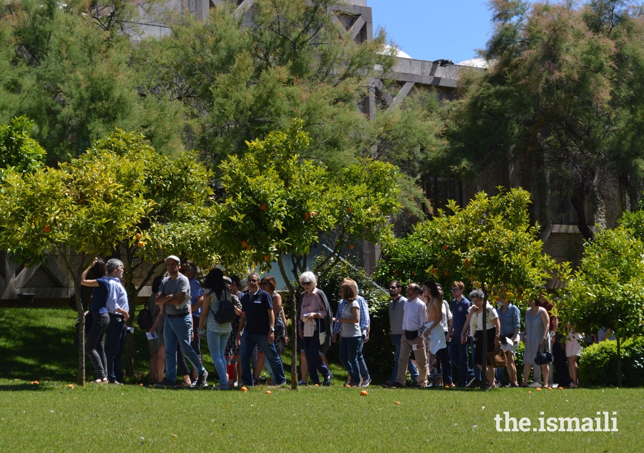 During Open Gardens Festival, visitors had the opportunity to explore the large open spaces that make up part of the Ismaili Centre complex in Lisbon.