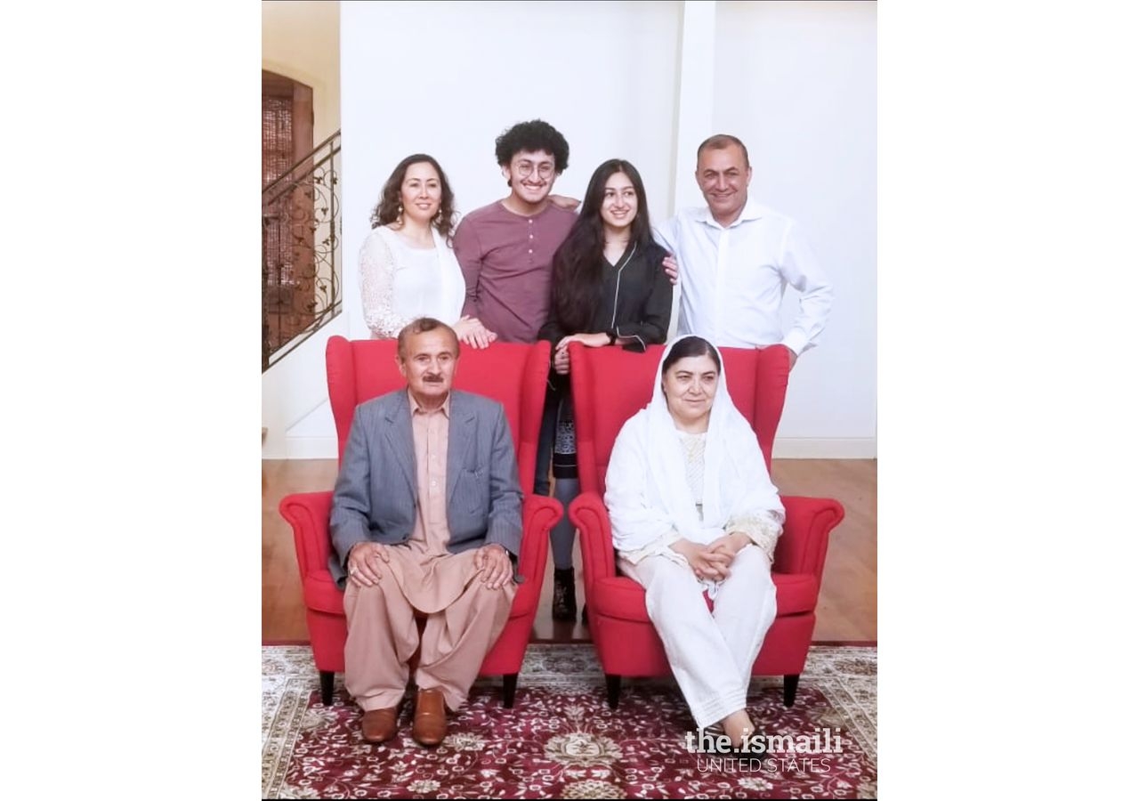 Nighat Shah with her family in Memphis.