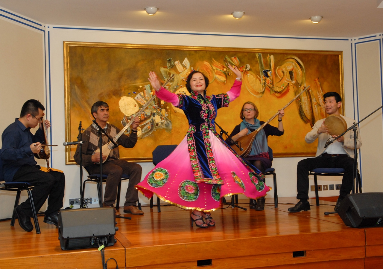 Celebrating the music and dance of Central Asia, the London Uyghur Ensemble was one of the many performers at the Nour Festival of Arts. Sadrudin Verjee