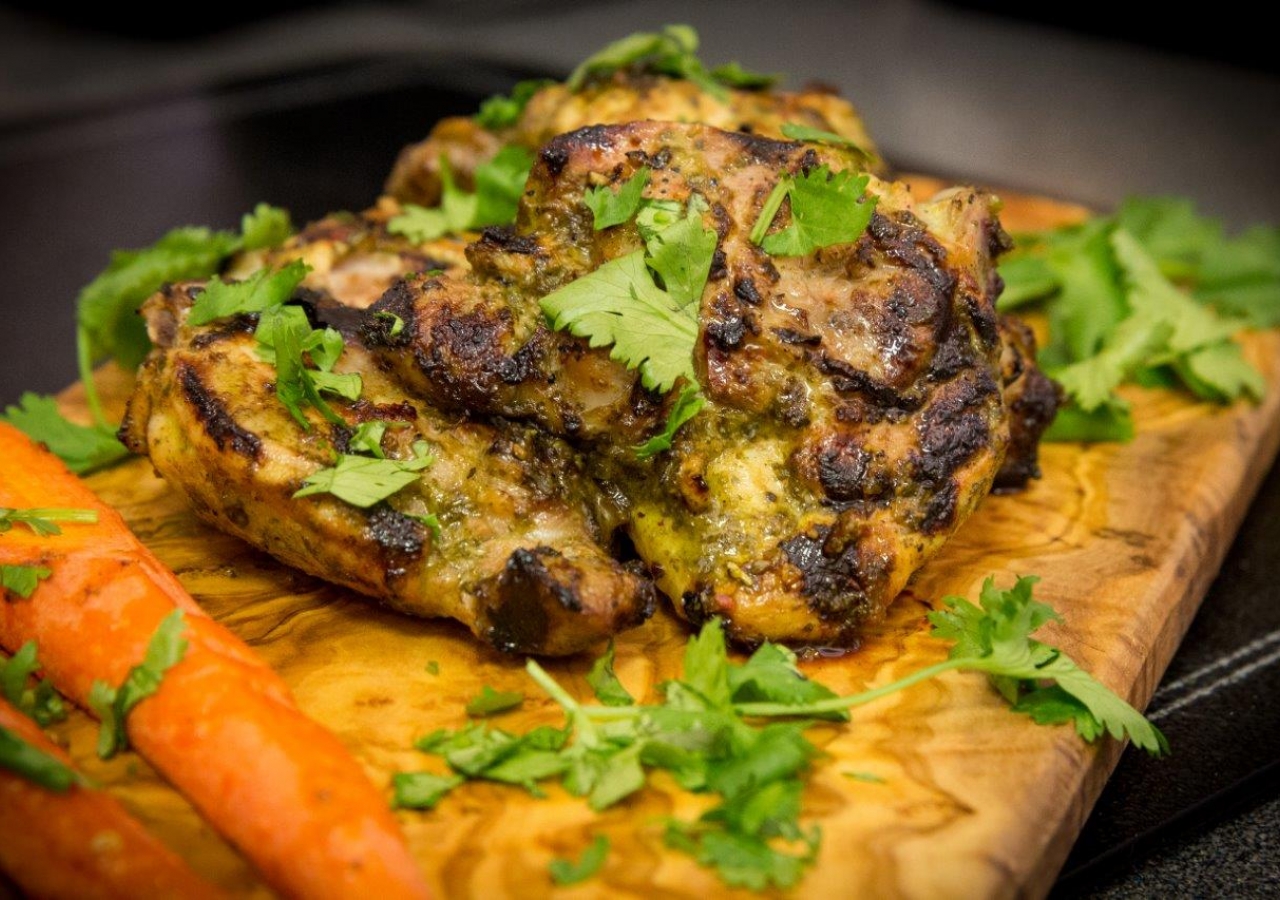 Grilled Coriander and Lime Chicken