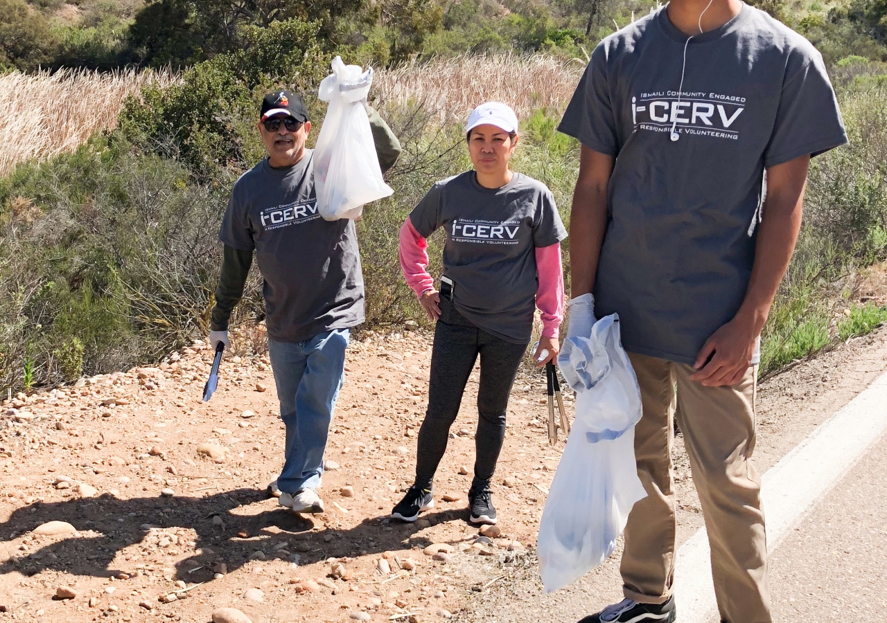 Day of Service creek cleaning, San Diego.