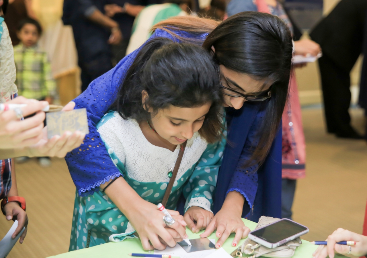 Members of the Southeastern USA Jamat prepare for the Diamond Jubilee.