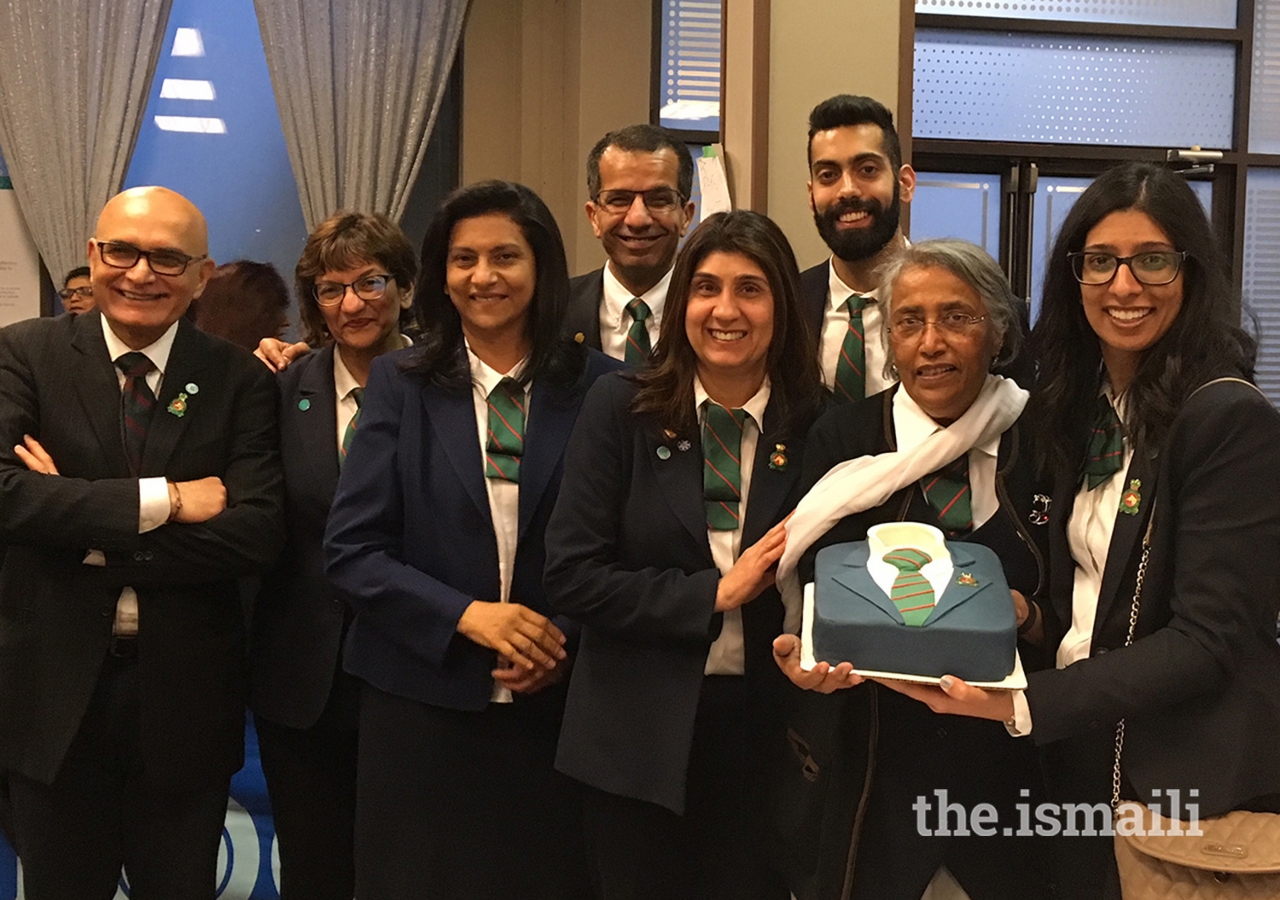 Members of the IVC Corps pose at Vancouver's Downtown Jamatkhana.