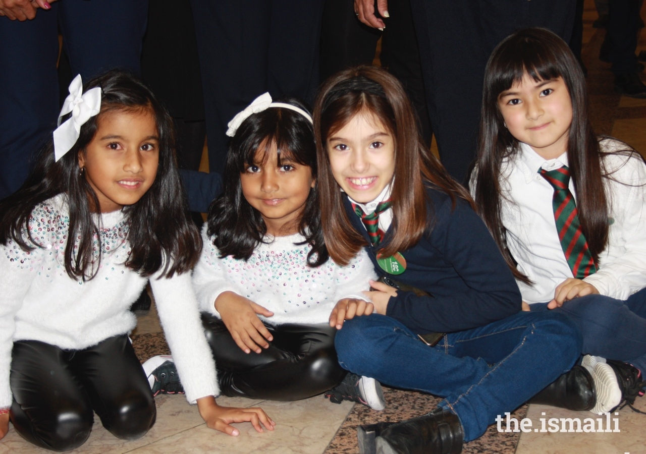 Young Ismaili volunteers in Lisbon at the dinner to celebrate 100 years of the Ismaili Volunteer Corps.