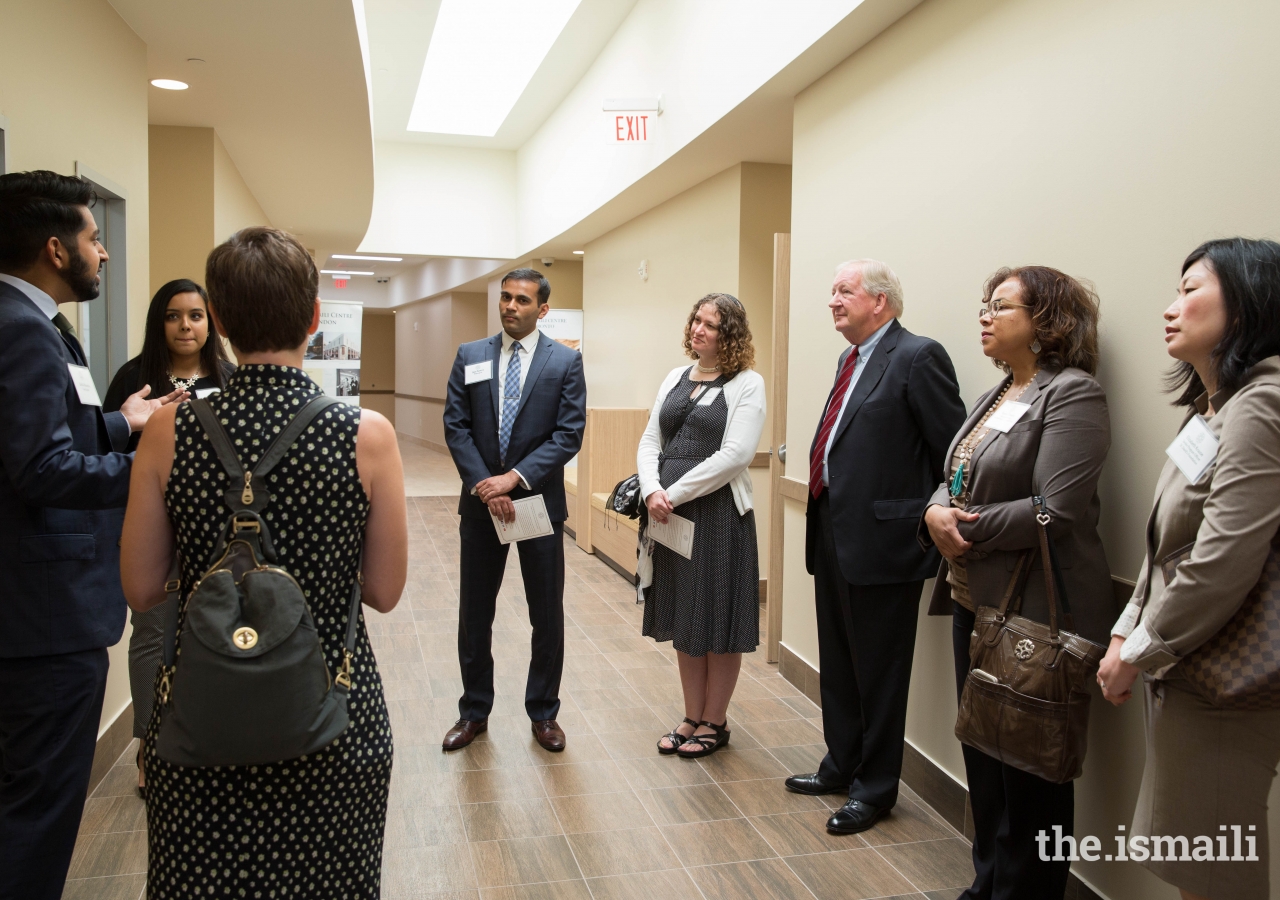 After the opening ceremony concluded, attendees were able to take guided tours of the building.