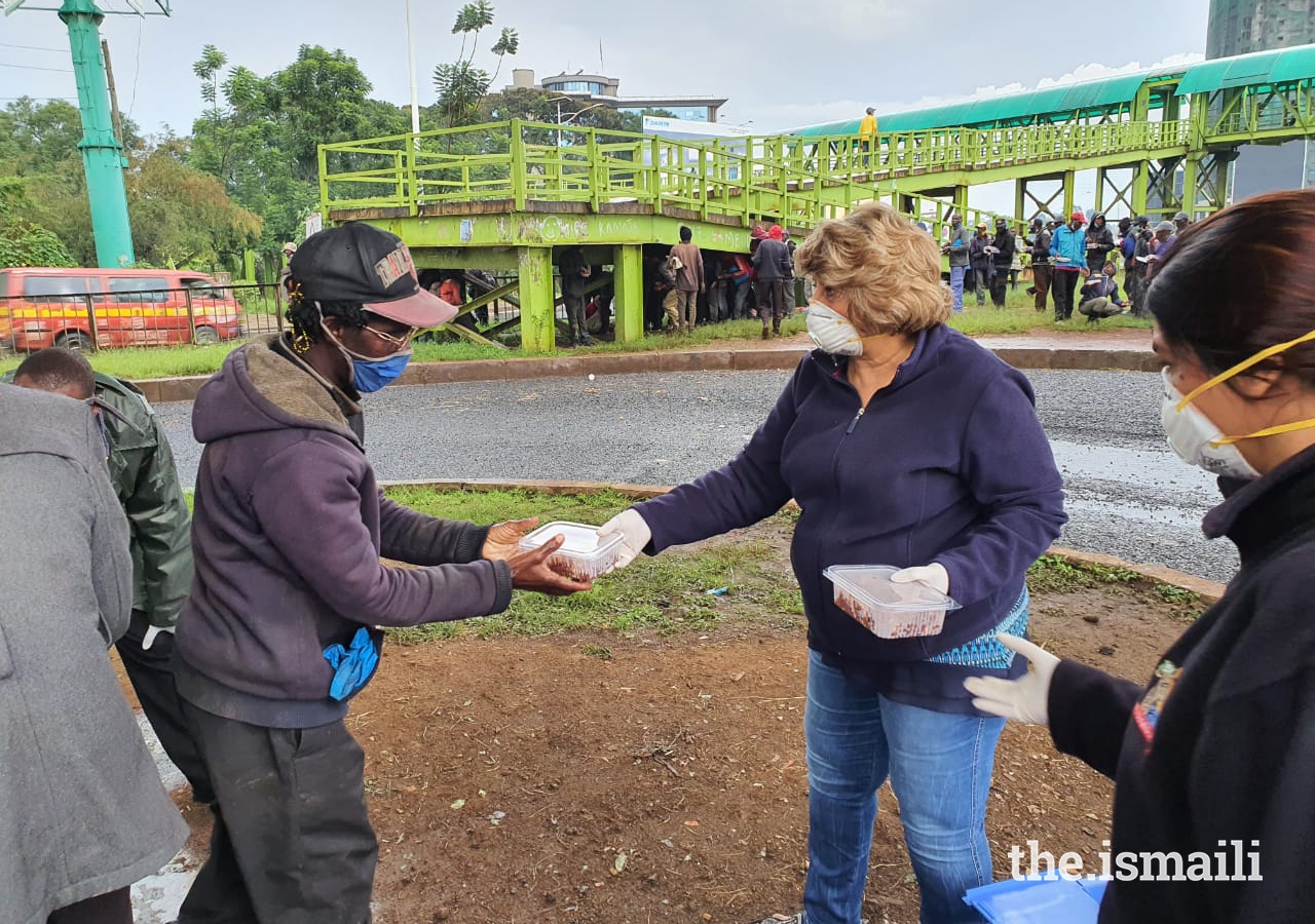 The Manji family donates meals to children in need on a weekly basis.