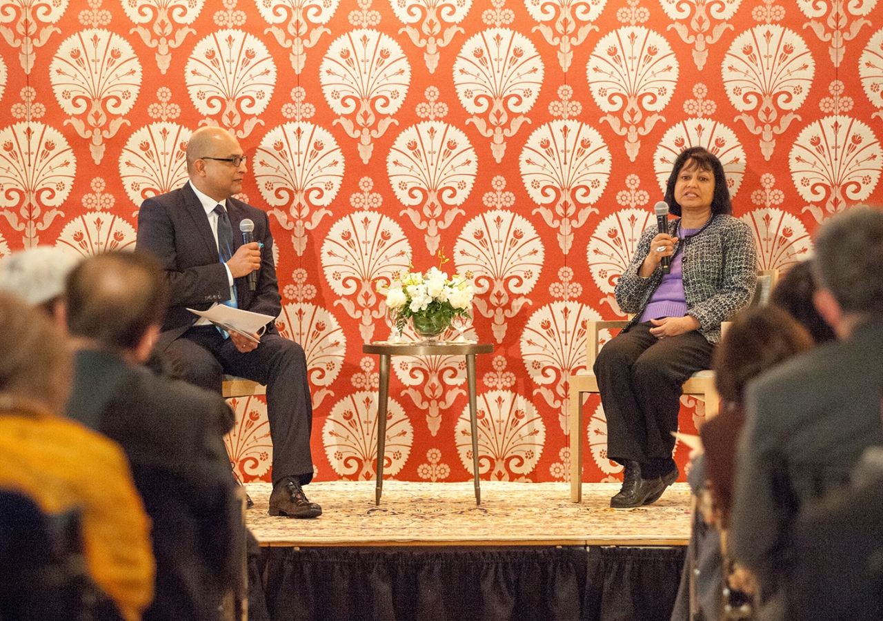 Dr Zul Hirji and Dr Asma Afsaruddin discuss the importance of interfaith dialogue as a gateway to mutual knowledge and tolerance. Amir Hemraj