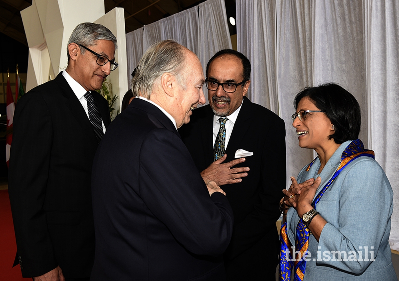 Ismaili Council for Ontario President Sheherazade Hirji bids farewell to Mawlana Hazar Imam on his departure from Ottawa.