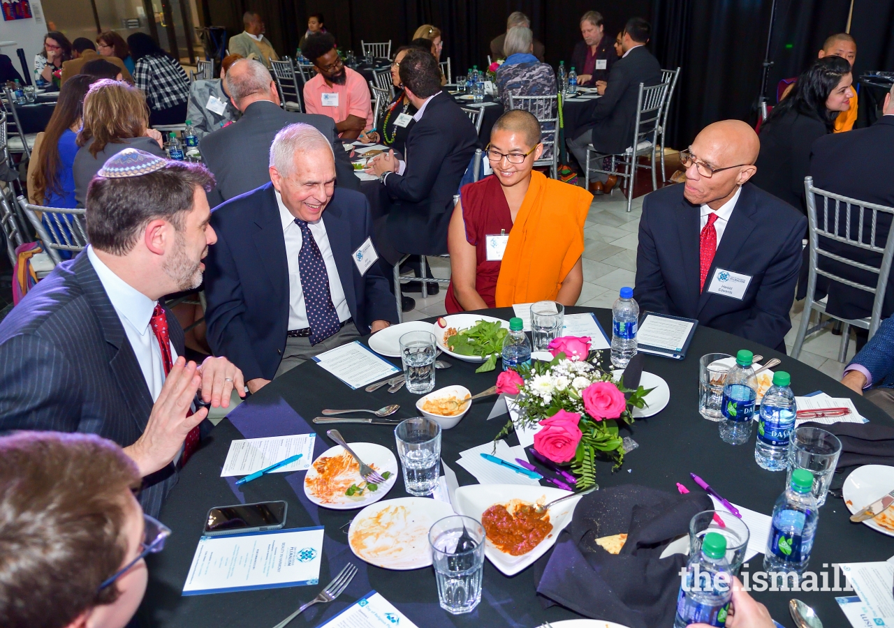 Civic Dinner conversation led by Host Committee member, Rabbi Peter Berg.