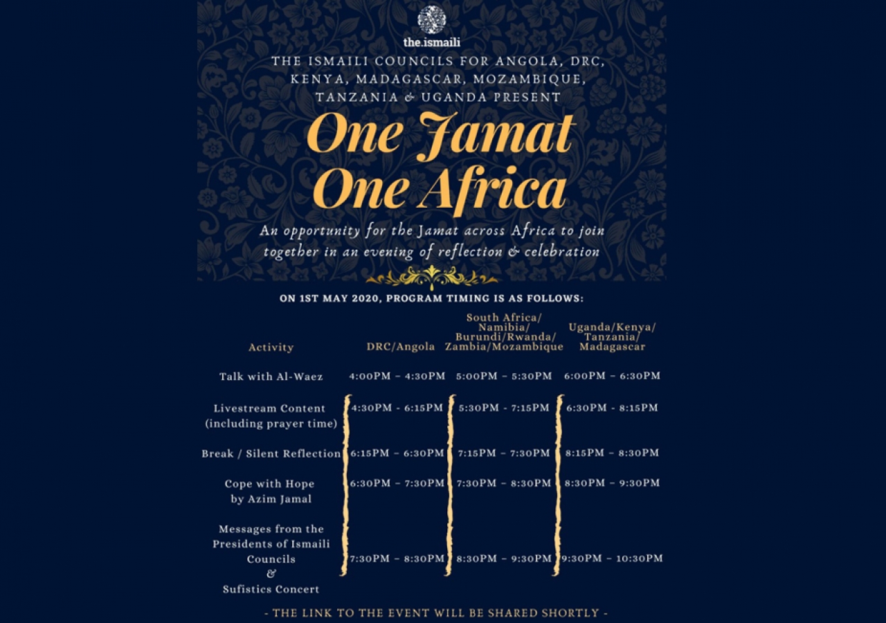 One Jamat One Africa 1st May Program