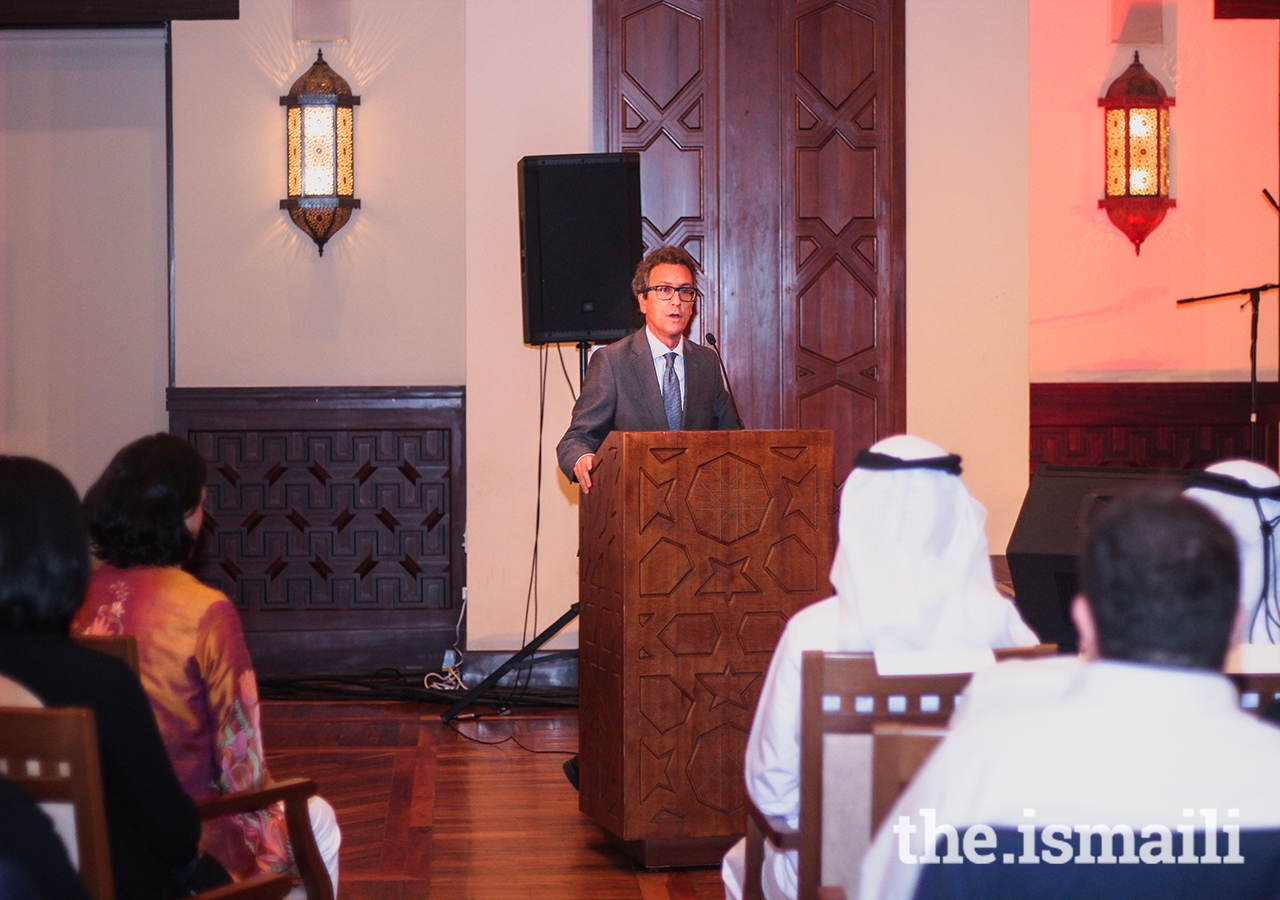 The Spanish Ambassador to the UAE thanked his hosts and the guests as the night came to a close.