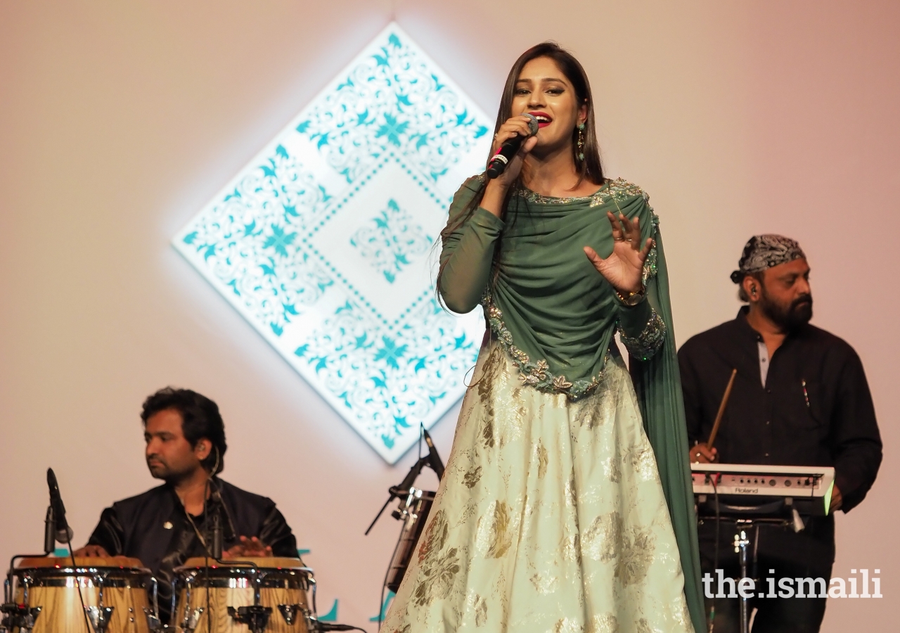 Talented musicians entertain the Jamat