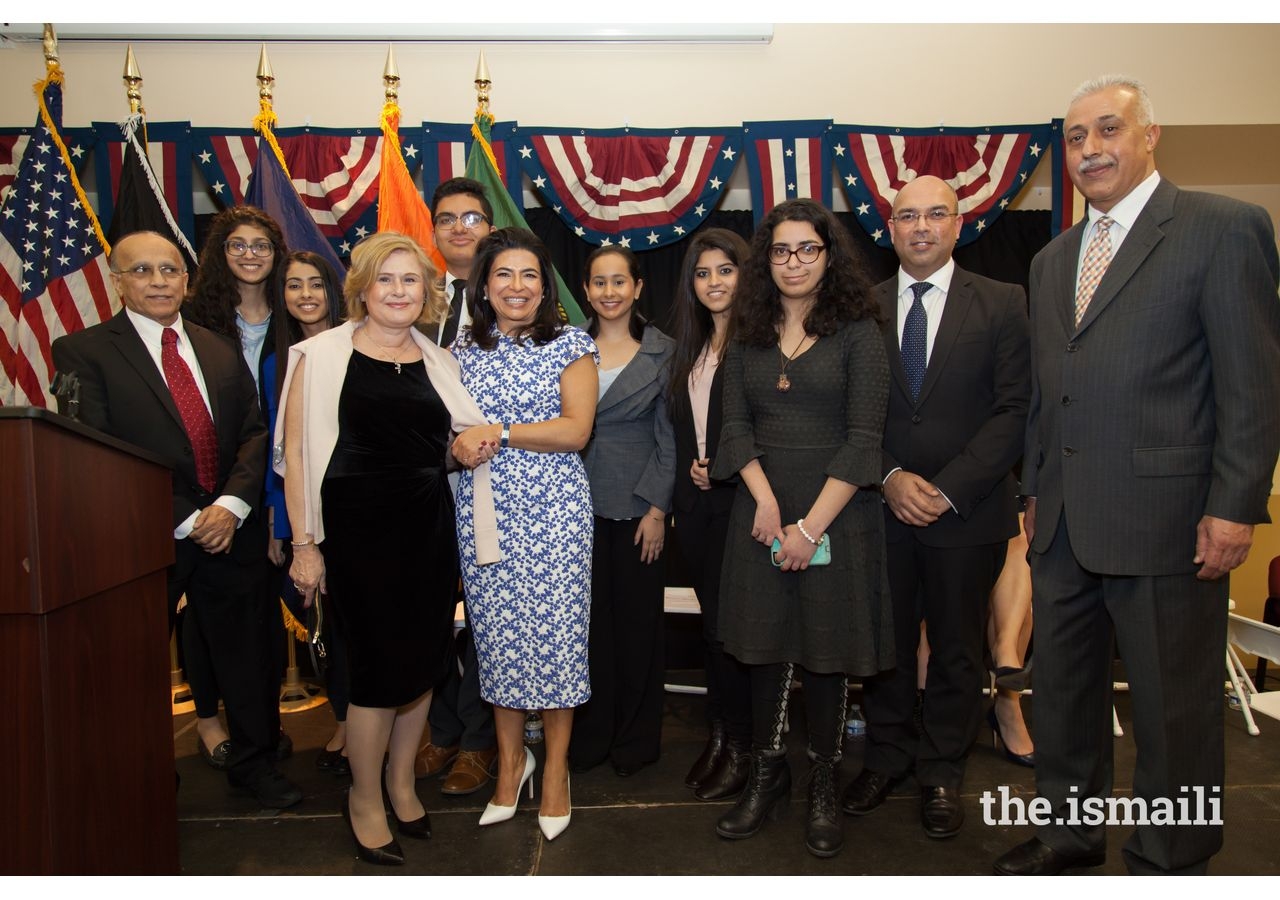 Senator Anna M. Kaplan showed her appreciation for the Ismaili youth volunteers of Long Island, NY.