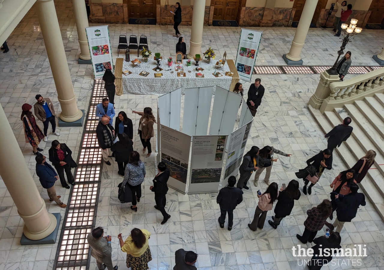 The South Wing of the Georgia State Capitol served as the venue for the Navroz celebration and the Aga Khan Award for Architecture exhibition.