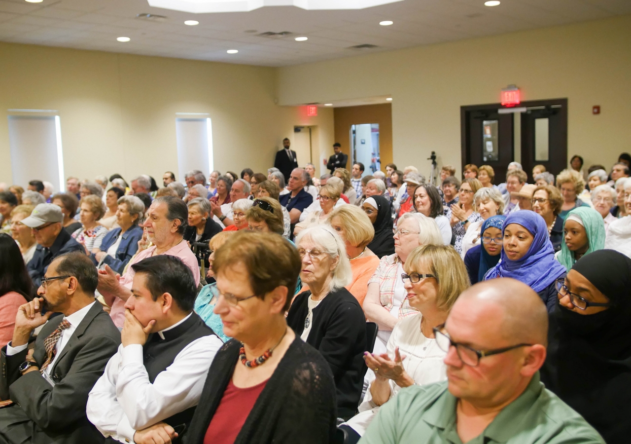 The Ismaili Jamatkhana Glenview is a full house for the performance