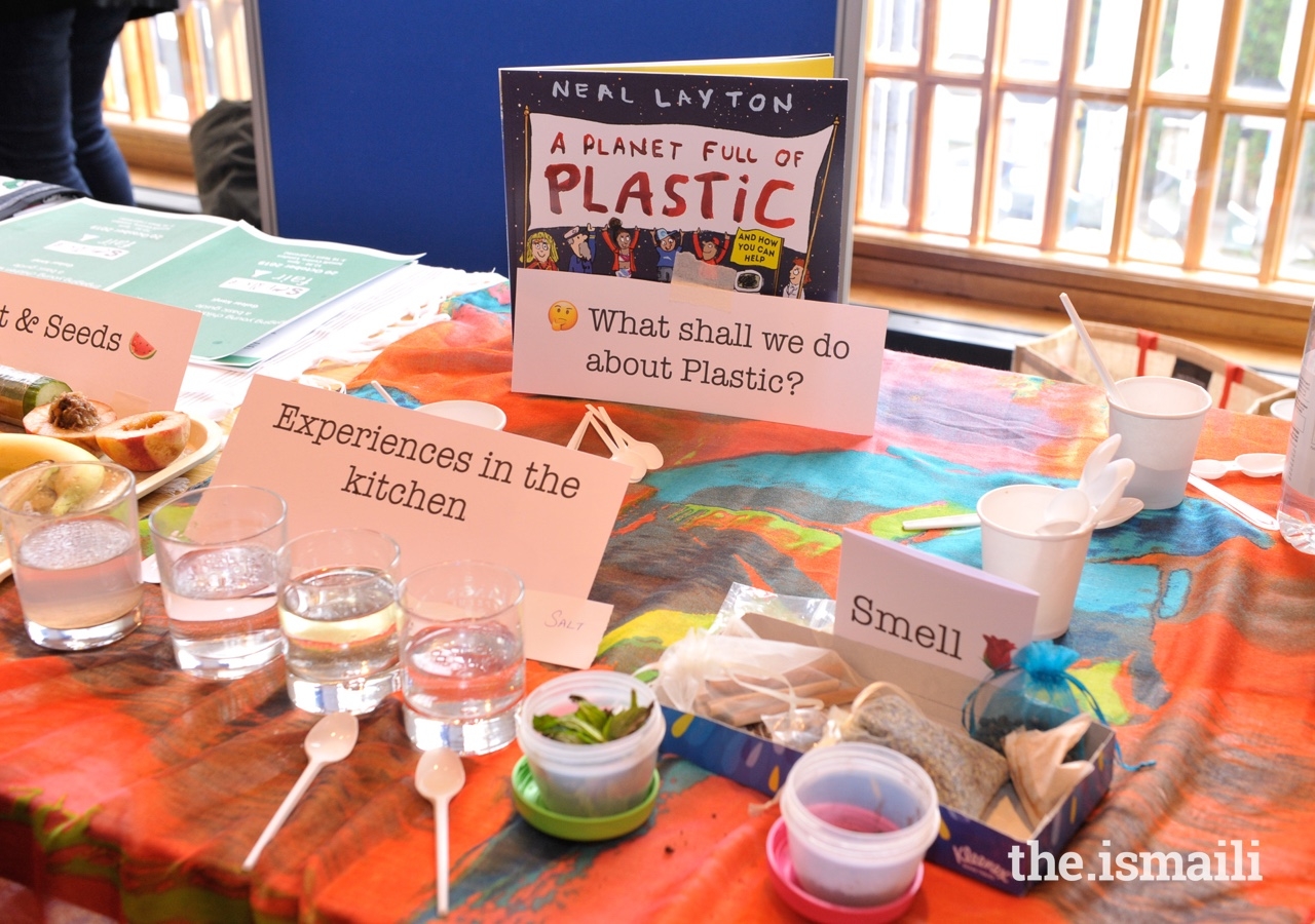 Participants at the Science Fair had an opportunity to try their hand at various experiments.